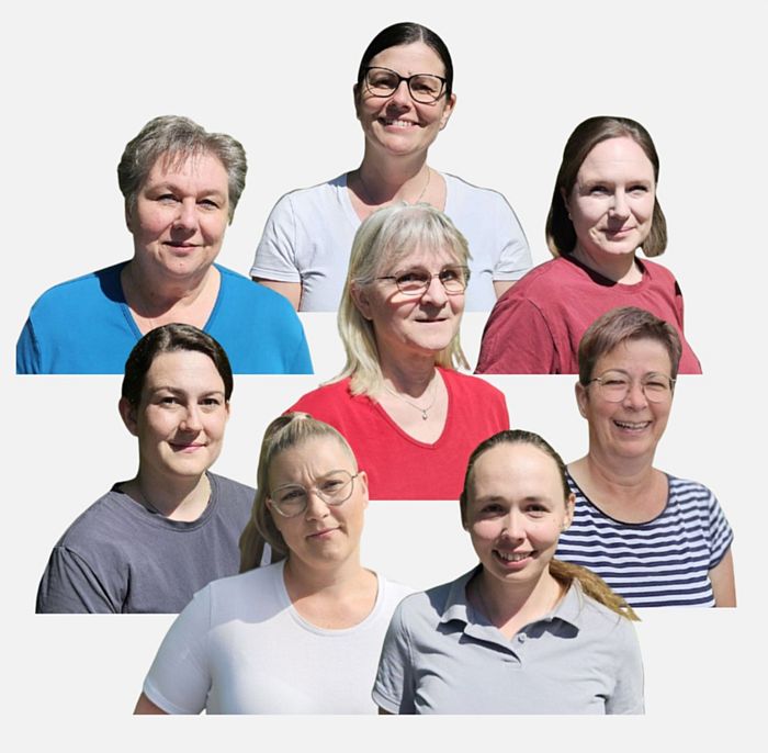 Fit mit Physio Team-Collage